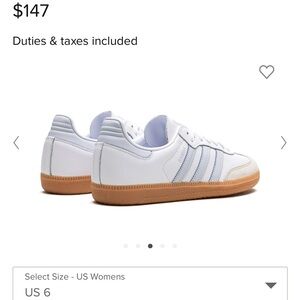 NWT Adidas Samba’s